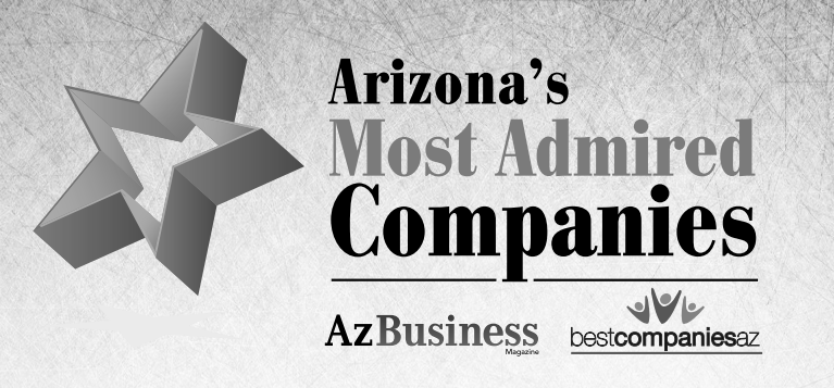 most admired company - black and gray